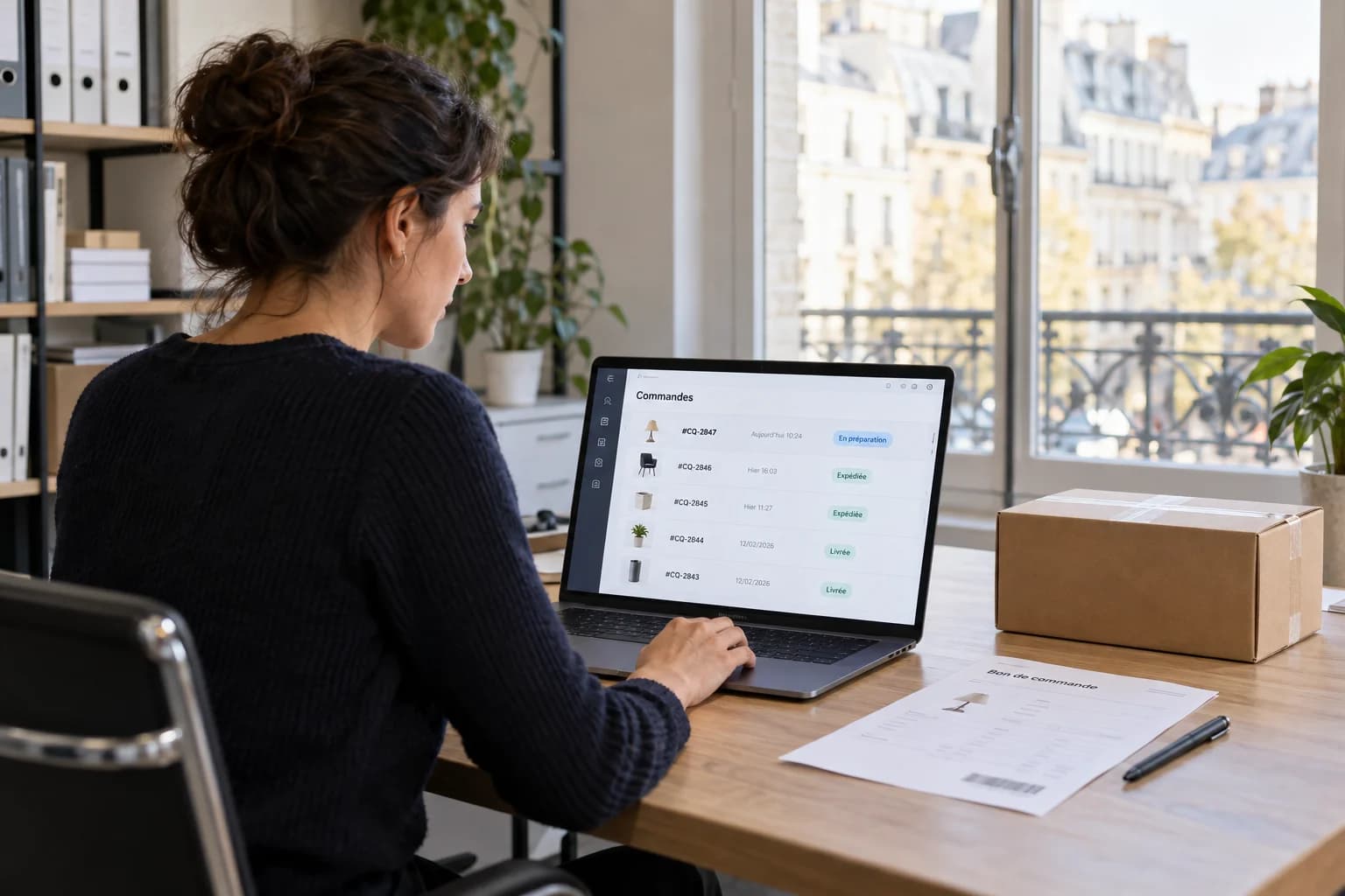 Gestion et expédition des commandes sur une plateforme digitale
