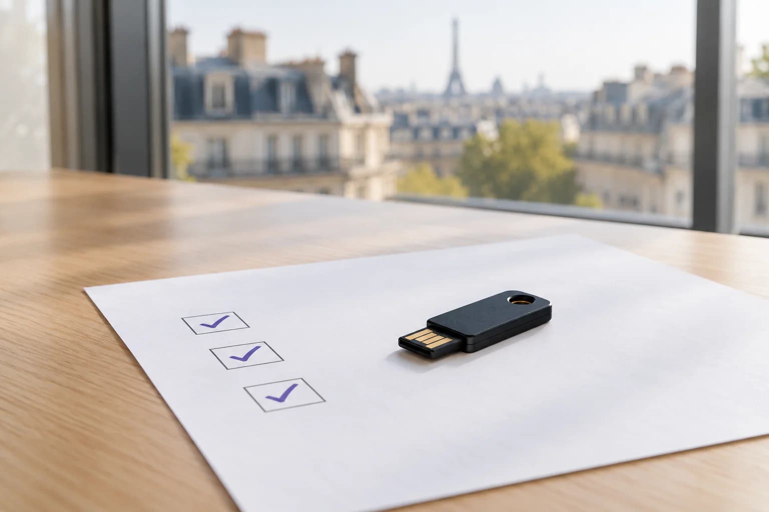 Professionnelle vérifiant la sécurité d’une solution digitale