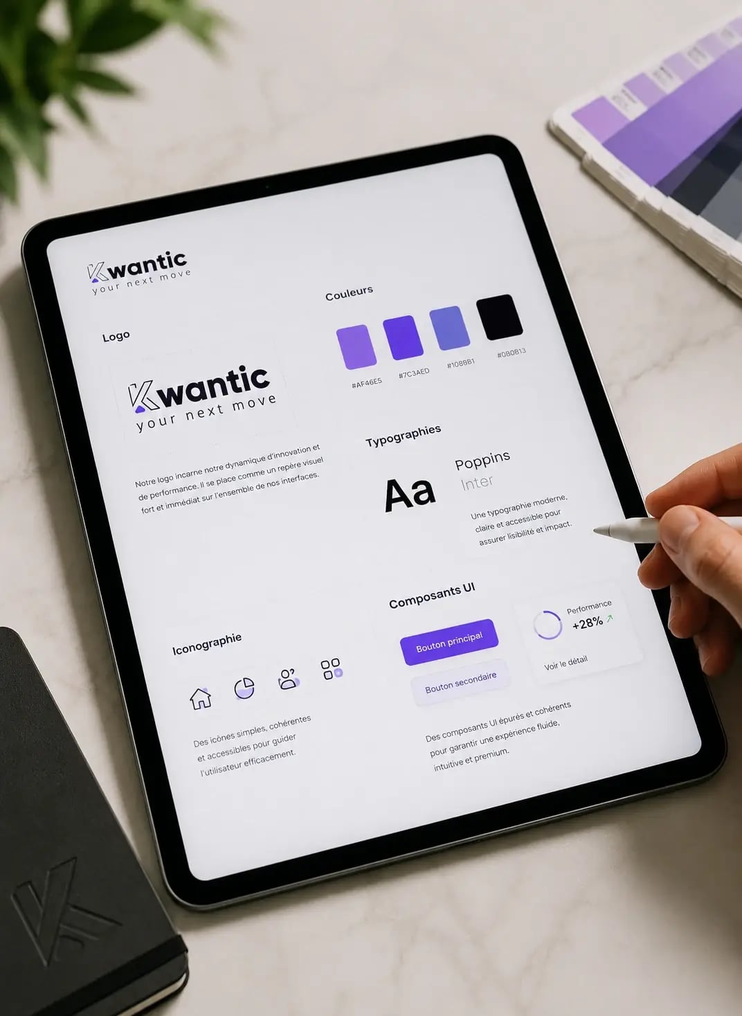 Traduire l'identité de marque dans l'interface