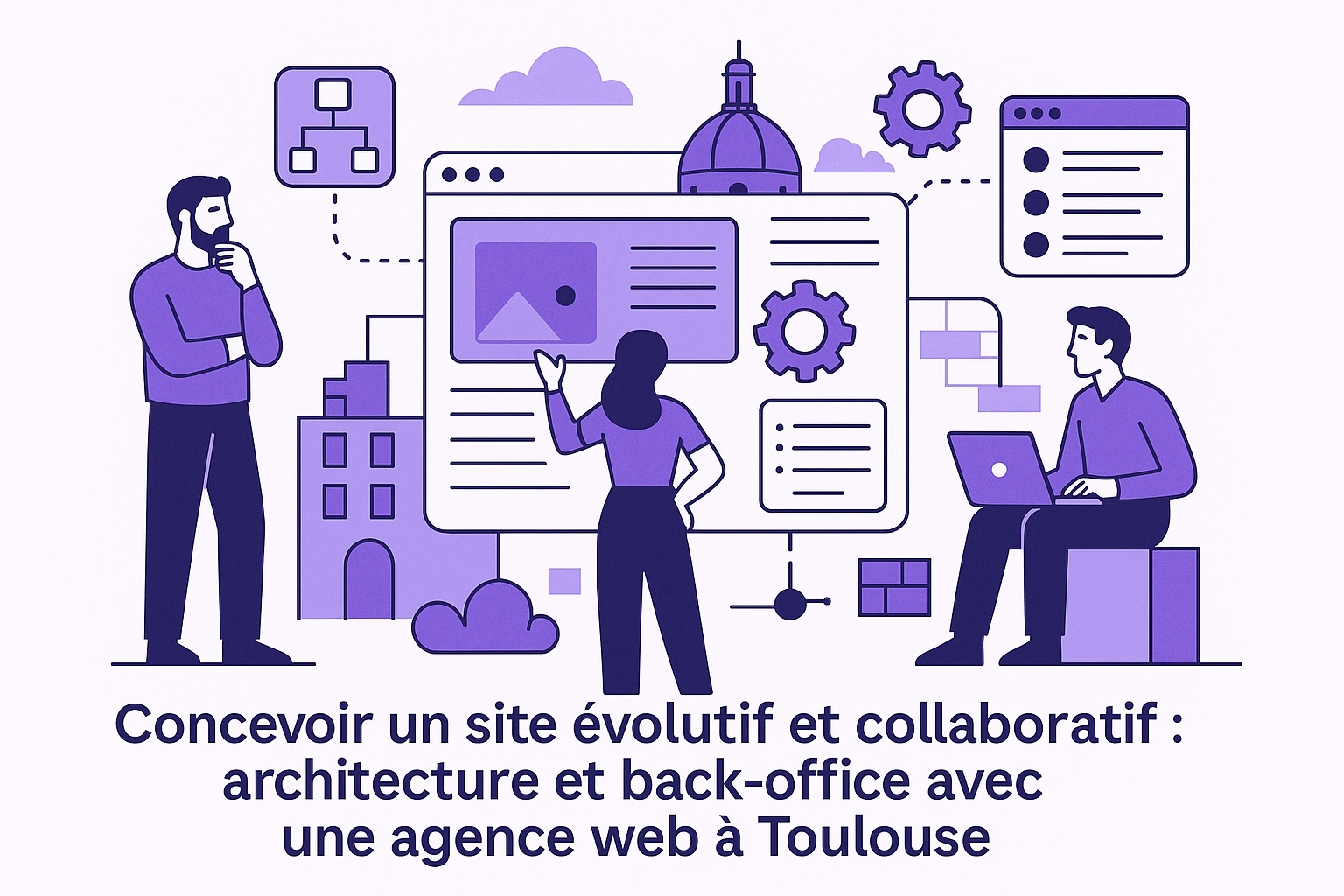 Concevoir un site évolutif et collaboratif : architecture et back-office avec une agence web à Toulouse