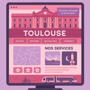 agence web toulouse si la ville était un site