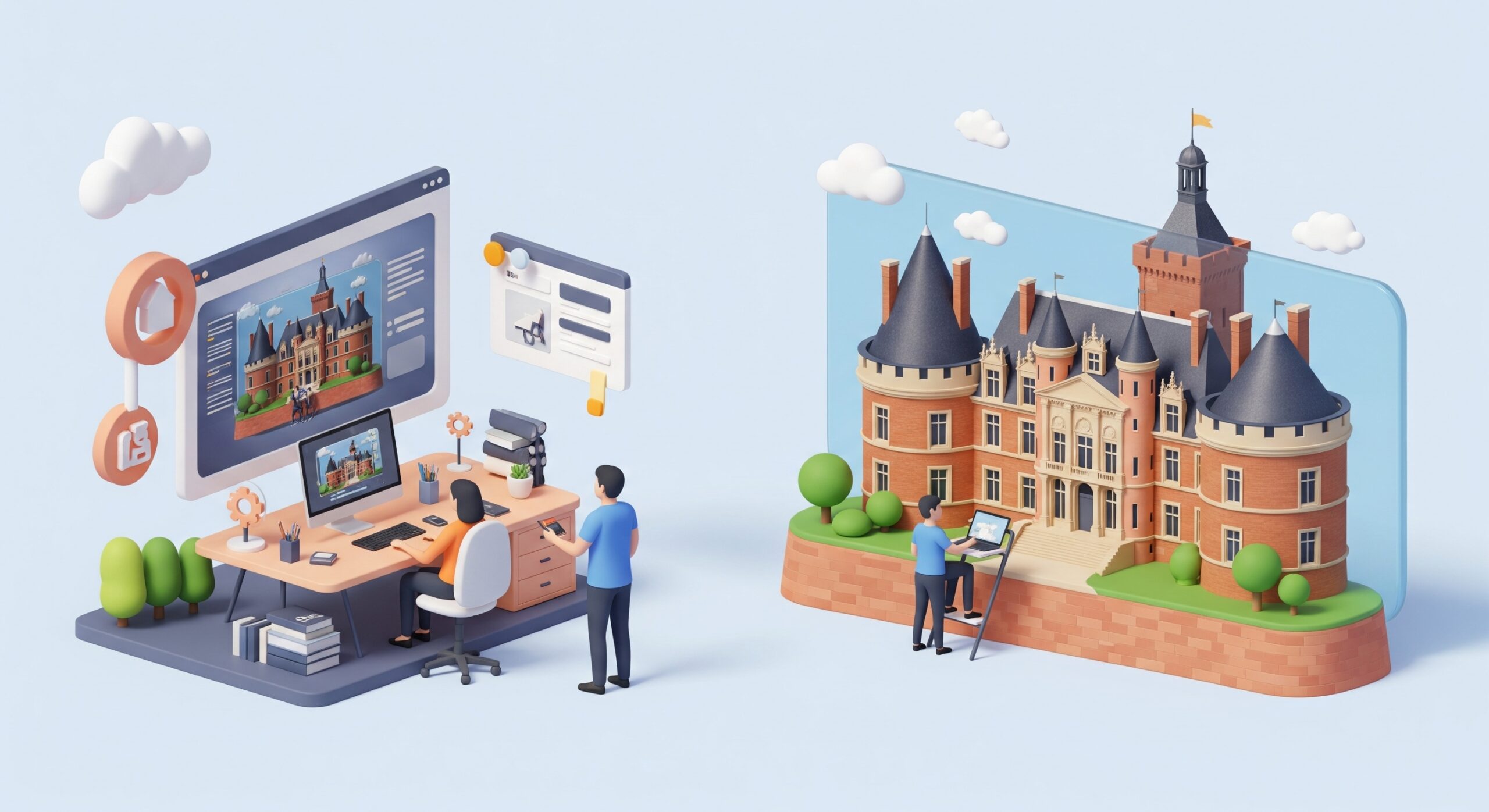 Agence web toulouse chateau de l'hers 